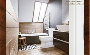 Baño Casa Piramidal